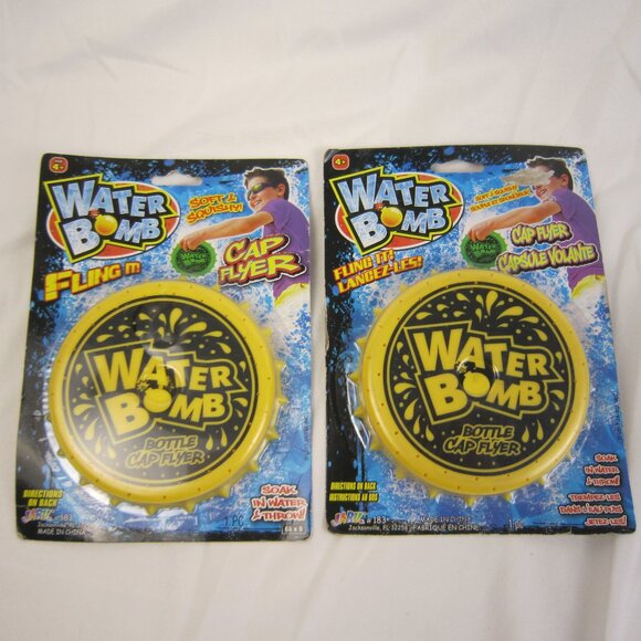 Jaru Inc Water Bomb Yellow Cap Flyer ; Soft & Squishy - Lot of 2 - New(Other) - Picture 1 of 14